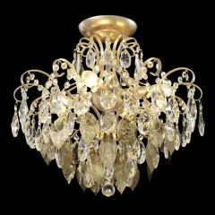 Накладная люстра Crystal Lux ESMIRALDA PL4 GOLD