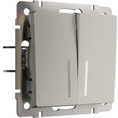 Выключатель Werkel W1222104 дымчатый