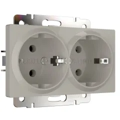 Розетка Werkel W1272004 дымчатый