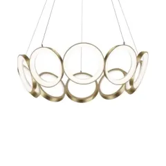 Люстра дизайнерская Oros by Kuzco Lighting Золотой 6