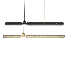 Люстра дизайнерская горизонтальная Carolyn by LightSnab S Черный