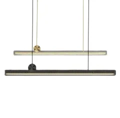 Люстра дизайнерская горизонтальная McGuire by LightSnab XL Черный