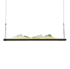 Люстра дизайнерская горизонтальная Galvin by LightSnab