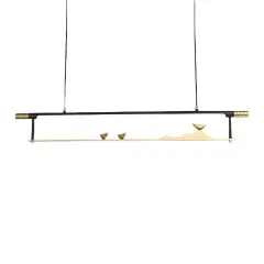 Люстра дизайнерская горизонтальная Yaumann by LightSnab