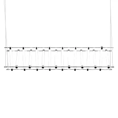 Люстра дизайнерская горизонтальная Poetic Shanghai by Mario Tsai Studio