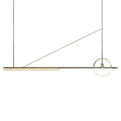 Люстра дизайнерская горизонтальная Schottky by LightSnab