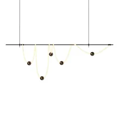 Люстра дизайнерская горизонтальная Robekur by LightSnab 150 см