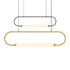 Люстра дизайнерская горизонтальная Busch by LightSnab