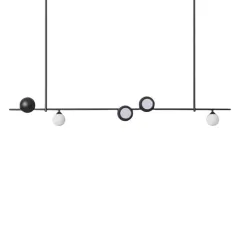 Люстра дизайнерская горизонтальная Typography vela by Rakumba