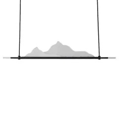 Люстра дизайнерская горизонтальная Popillia by LightSnab