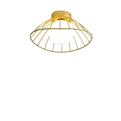 Потолочный дизайнерский светильник   (золотой)Llapac by LightSnab