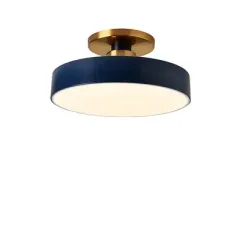 Потолочный дизайнерский светильник    (синий)Kertil by LightSnab Диаметр 30 см * Высота 15 см