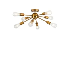 Потолочный дизайнерский светильник    (золотой)Houlun by LightSnab