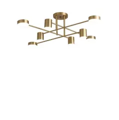 Потолочный дизайнерский светильник   Gaggan by LightSnab 6 плафонов, диаметр 80 см