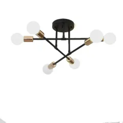 Потолочный дизайнерский светильник   (черный)Yintha by LightSnab