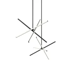 Потолочный дизайнерский светильник (черный)Taochi by LightSnab 120 см