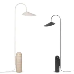 Напольный дизайнерский светильник Arum by FERM LIVING Белый