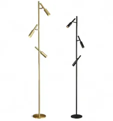 Напольный дизайнерский светильник Margit by LightSnab Золотой