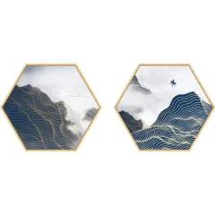 Дизайнерский настенный декор 10 by Arts & Crafts 70 см ширина * 60.6 см высота