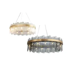 Люстра дизайнерская Finrod by LightSnab Дымчатый 80 см