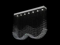 Каскадная люстра Newport 8407/PL chrome