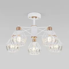 Люстра на штанге Eurosvet 70075/5 белый