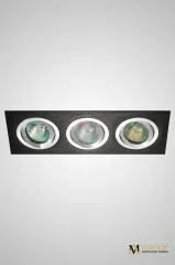 Встраиваемый светильник AM Group AM128 BK-CH