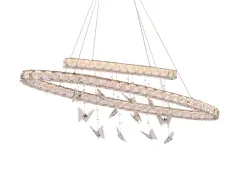 Подвесная люстра Newport 8120/120 oval chrome