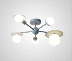 Люстра на штанге  Hendy голубой