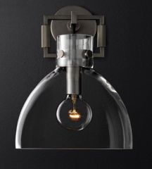 Настенный светильник Globe Balcony В/Черный/25*35  W698BB