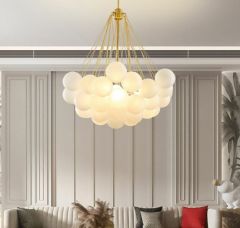 Люстра Bond 100 см золото/белый