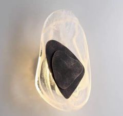 Настенный светильник Marti черный/прозрачный