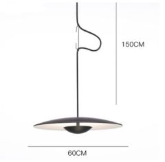 Подвес Flying saucer 60см черный