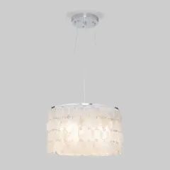 Подвесная люстра Eurosvet 60005/3 хром/перламутр