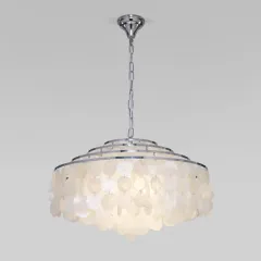 Подвесная люстра Eurosvet 3535/6 хром/перламутр Smart