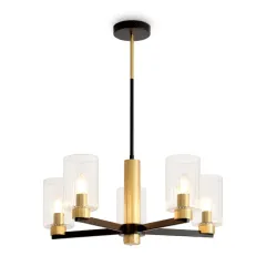 Люстра на штанге Freya FR2051CL-05BBS