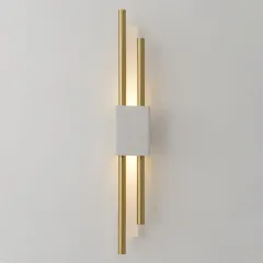 Бра Crystal Lux CARTA AP6W LED WHITE/BRASS