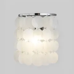 Бра Eurosvet 60005/1 хром/перламутр