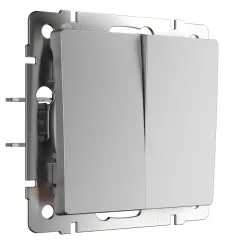 Выключатель Werkel W1122006 серебряный