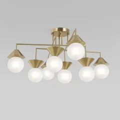 Накладная люстра Eurosvet 302002/8 латунь Smart