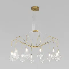 Подвесная люстра Eurosvet 201002/12 латунь Smart