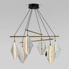 Подвесная люстра Eurosvet 301054 LED латунь