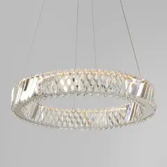 Подвесной светильник Eurosvet 101004 никель хрусталь