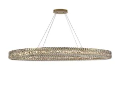 Подвесная люстра Newport 8550/160 C oval gold polished