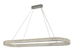 Подвесная люстра Newport 8580/140 C oval chrome