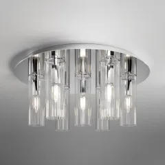 Накладная люстра Eurosvet 502111/7 хром