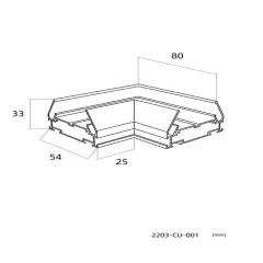Коннектор Favourite 2203-CU-001