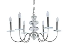 Подвесная люстра Newport 3876/С nickel