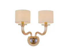 Бра Newport 8682/A gold polished amber