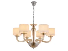 Подвесная люстра Newport 8686/C nickel cognac